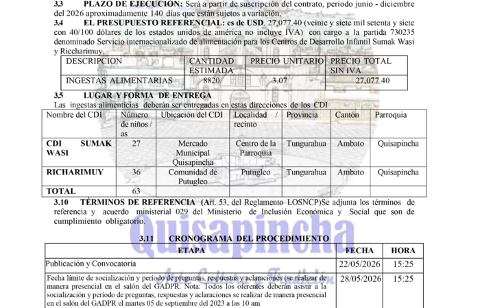 Feria inclusiva de Alimentación